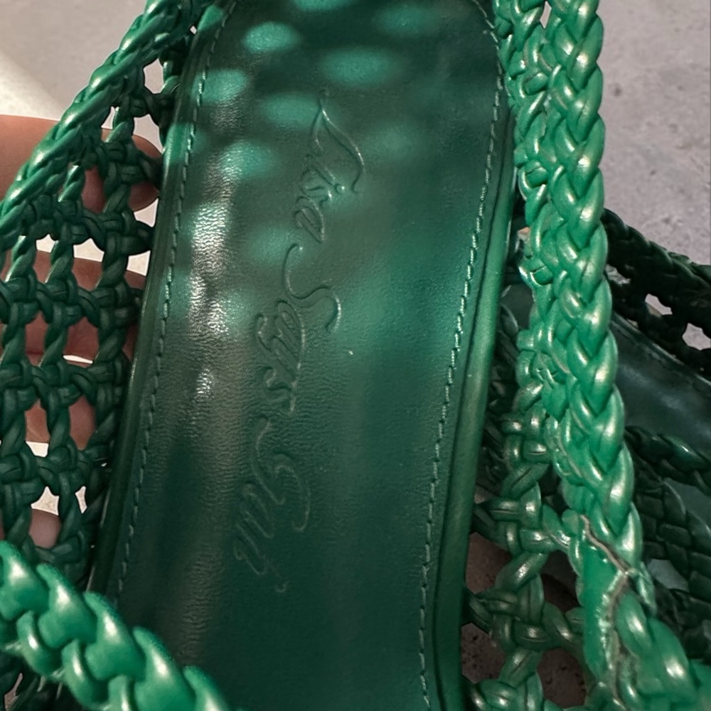 LISA SAYS GAH Candice Shoe in Green - Picture 8 of 16